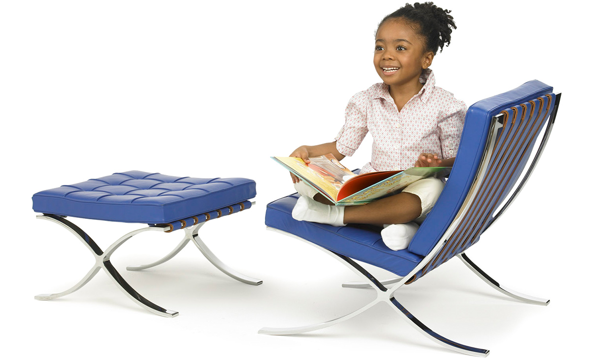 创意家具 - 坐具|儿童椅|办公家具|设计师家具|巴塞罗那椅（儿童版）